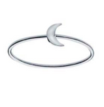 Moon Sliver Stacking Ring